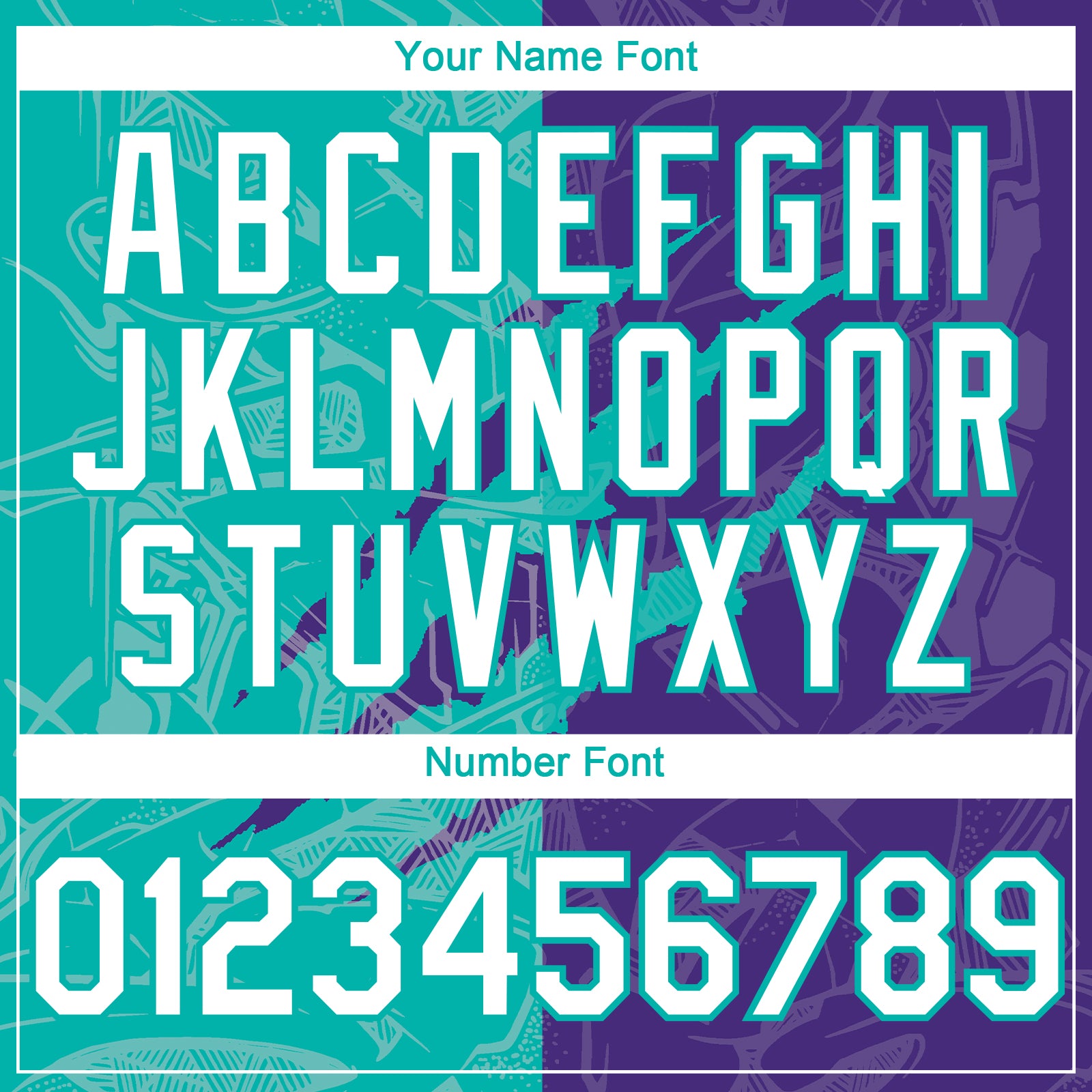 Custom Graffiti Pattern White Purple-Aqua 3D Scratch Authentic Baseball Jersey