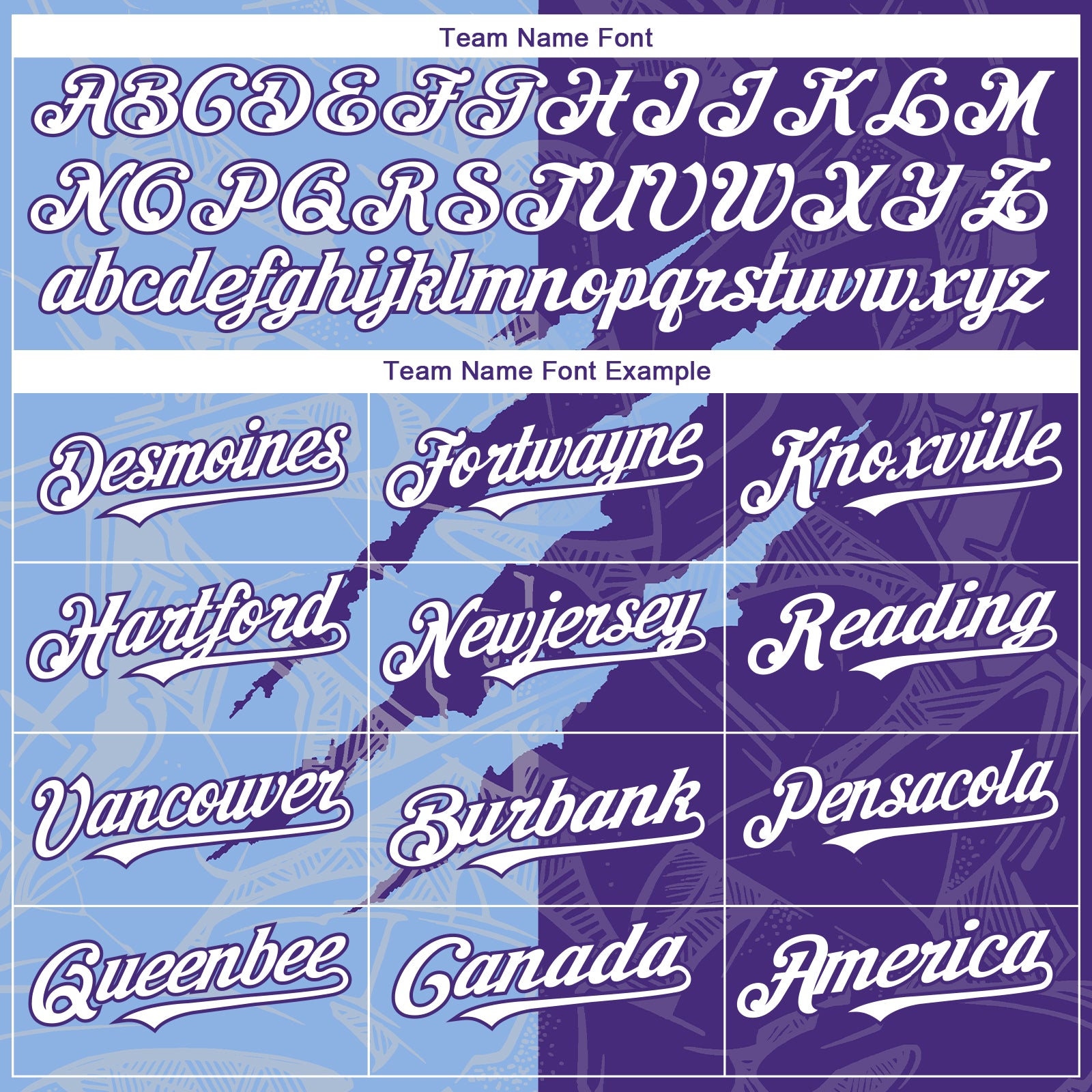 Custom Graffiti Pattern White Purple-Light Blue 3D Scratch Authentic Baseball Jersey