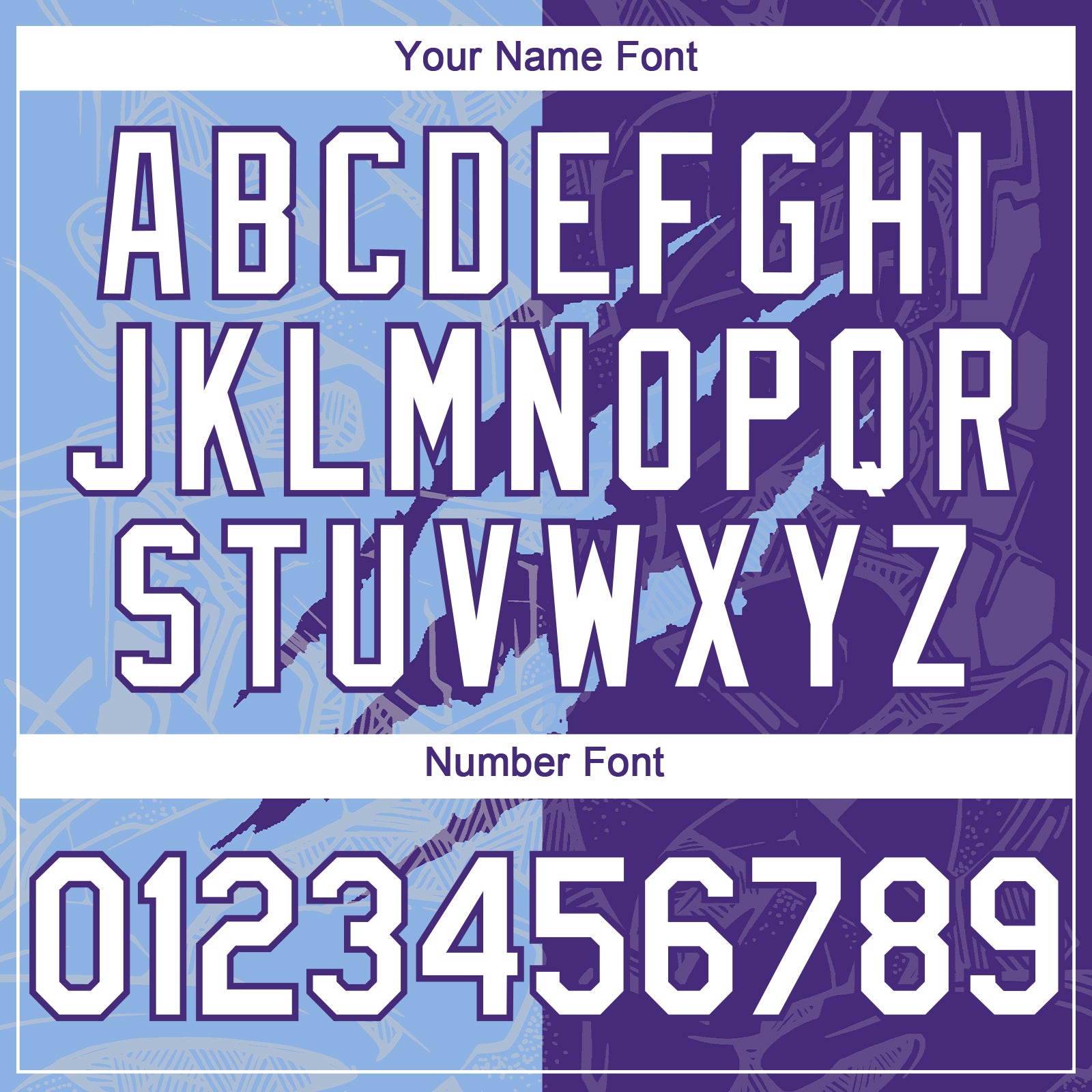 Custom Graffiti Pattern White Purple-Light Blue 3D Scratch Authentic Baseball Jersey