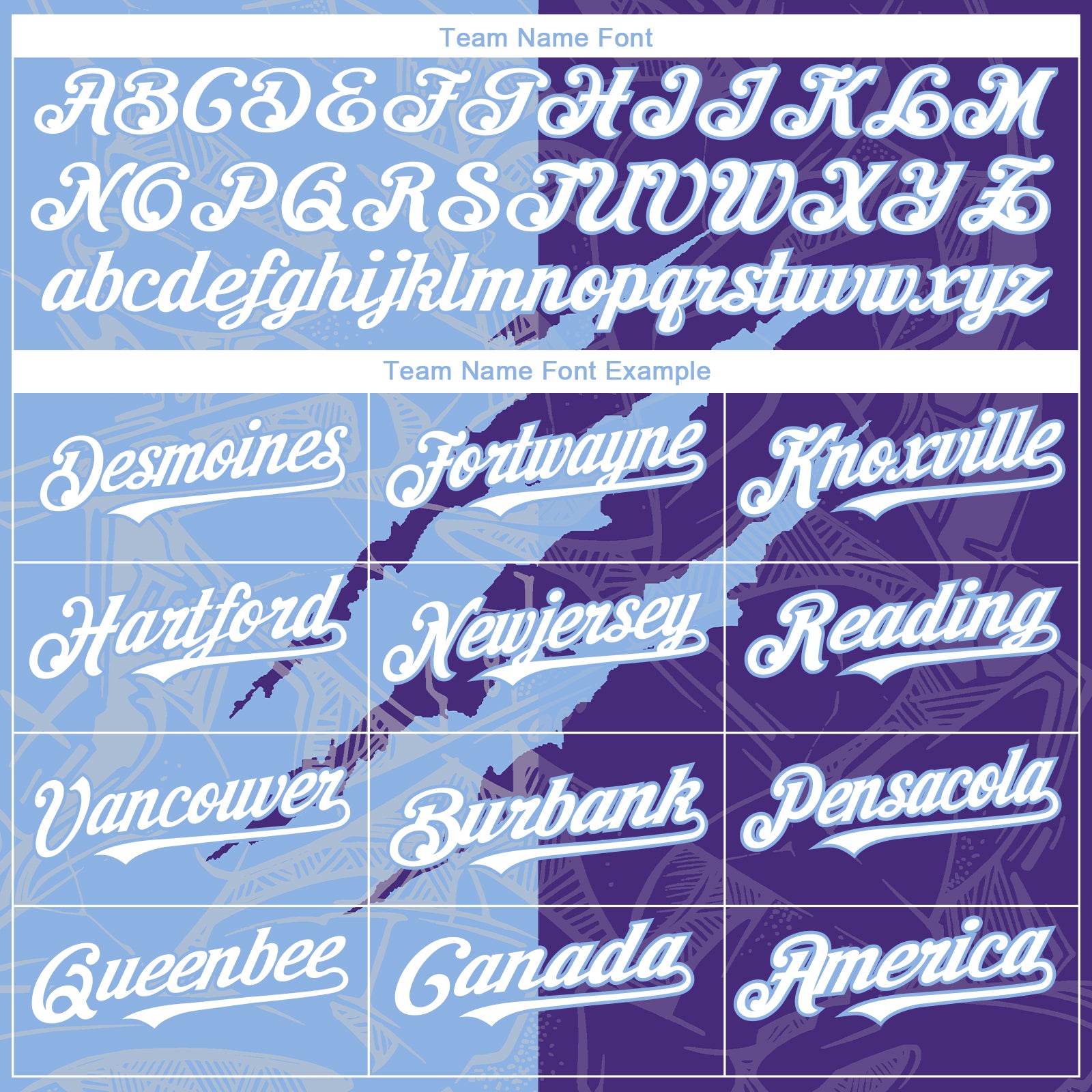 Custom Graffiti Pattern White Purple-Light Blue 3D Scratch Authentic Baseball Jersey