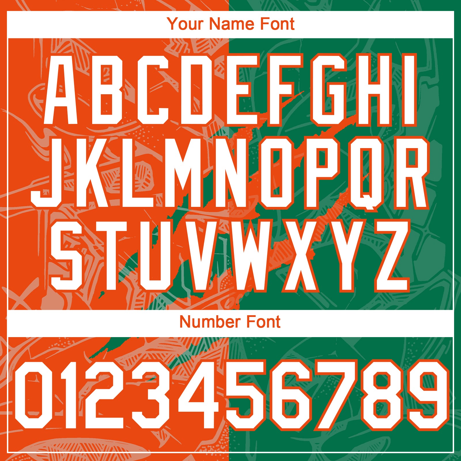 Custom Graffiti Pattern White Kelly Green-Orange 3D Scratch Authentic Baseball Jersey