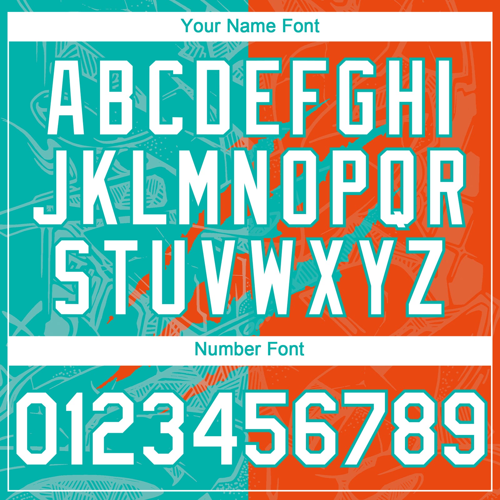 Custom Graffiti Pattern White Orange-Aqua 3D Scratch Authentic Baseball Jersey