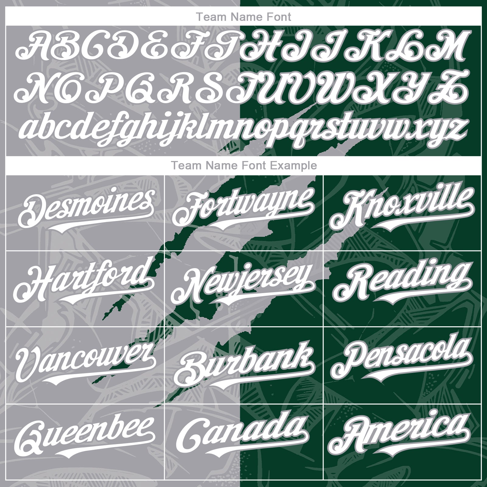 Custom Graffiti Pattern White Green-Gray 3D Scratch Authentic Baseball Jersey