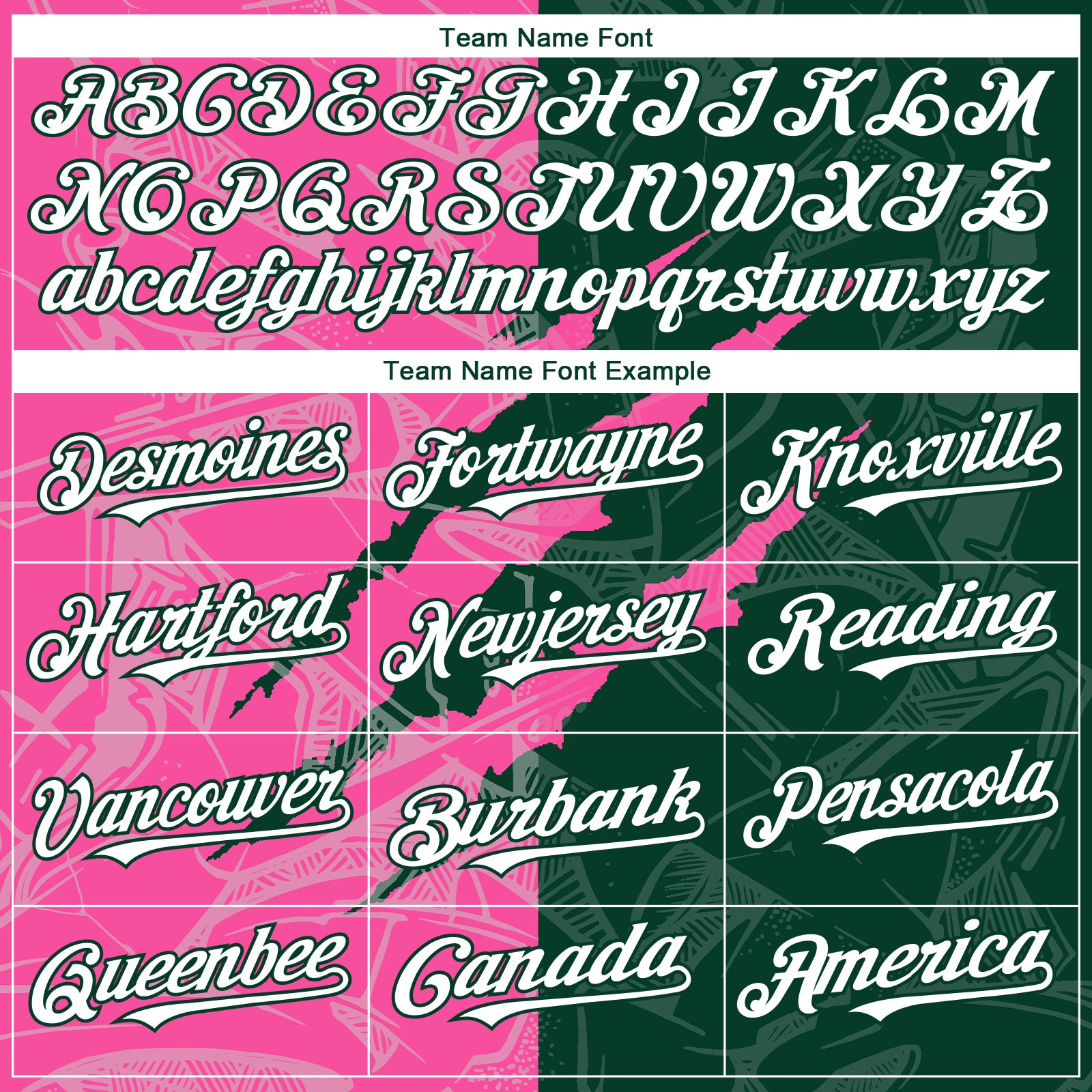 Custom Graffiti Pattern White Green-Pink 3D Scratch Authentic Baseball Jersey