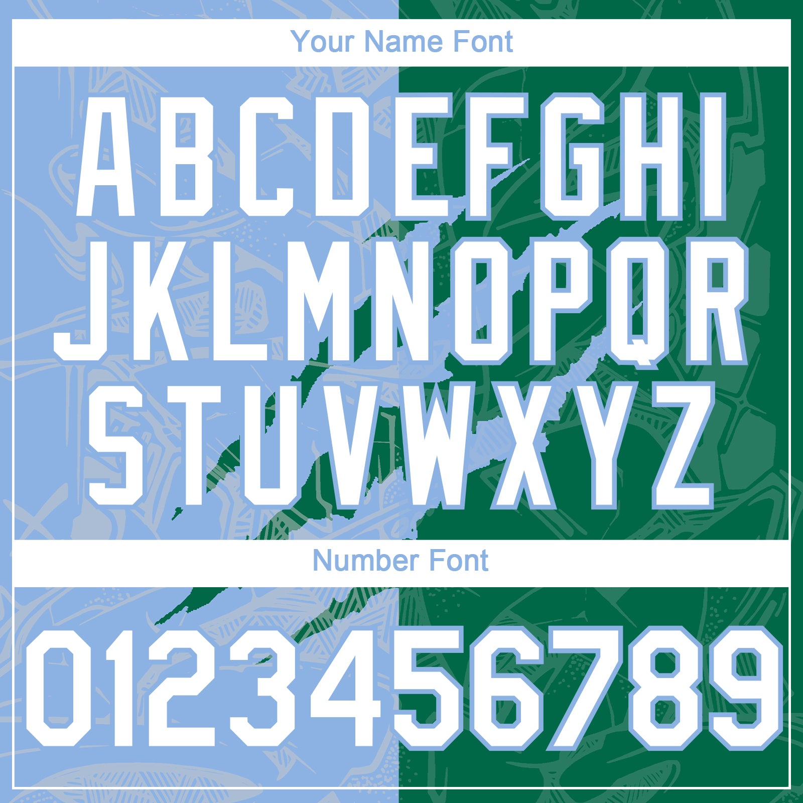 Custom Graffiti Pattern White Kelly Green-Light Blue 3D Scratch Authentic Baseball Jersey