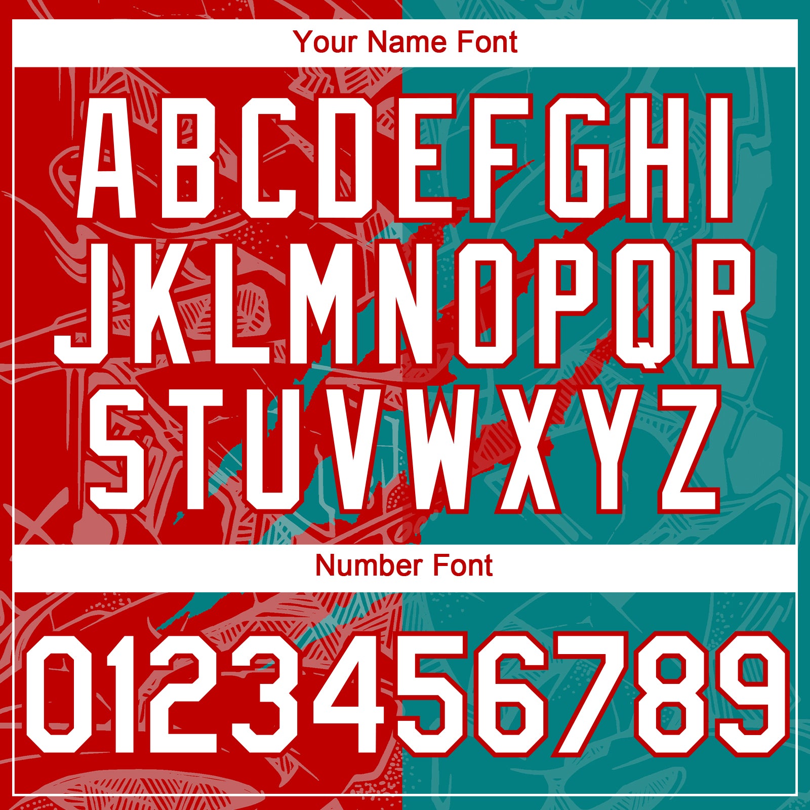 Custom Graffiti Pattern White Teal-Red 3D Scratch Authentic Baseball Jersey