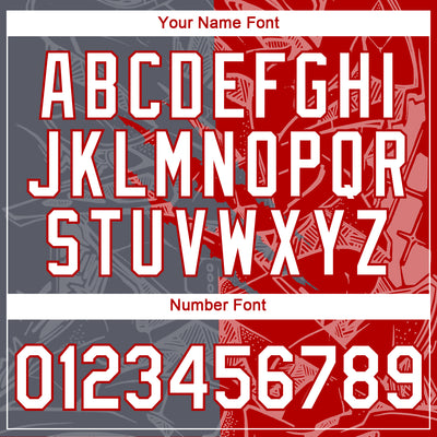 Custom Graffiti Pattern White Steel Gray-Red Scratch 3D Performance T-Shirt