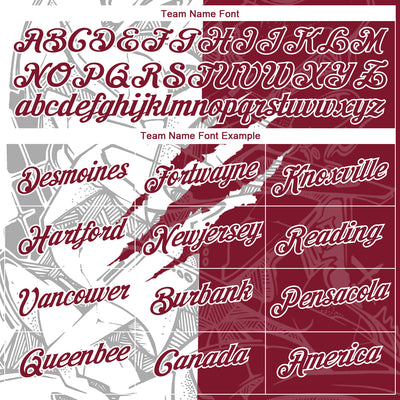 Custom Graffiti Pattern Crimson-White Scratch 3D Performance T-Shirt