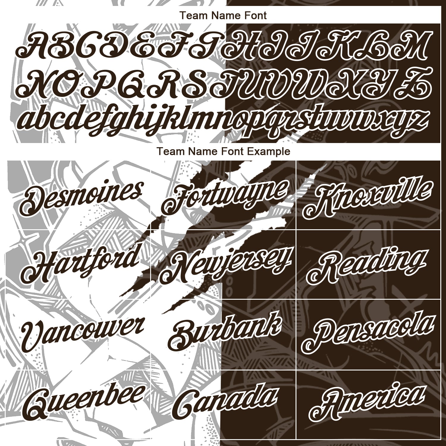 Custom Graffiti Pattern Brown-White Scratch 3D Performance T-Shirt