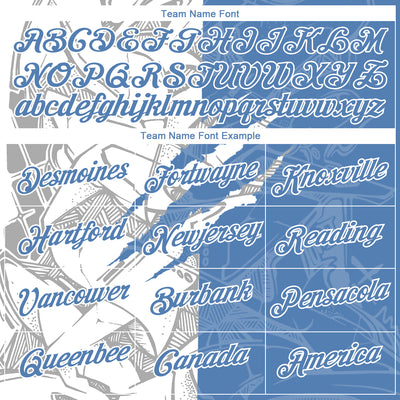 Custom Graffiti Pattern Light Blue-White Scratch 3D Performance T-Shirt