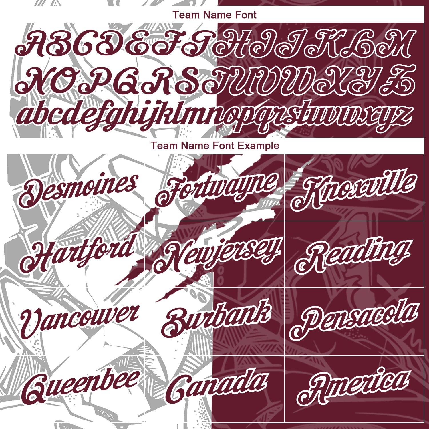 Custom Graffiti Pattern Burgundy-White Scratch 3D Performance T-Shirt