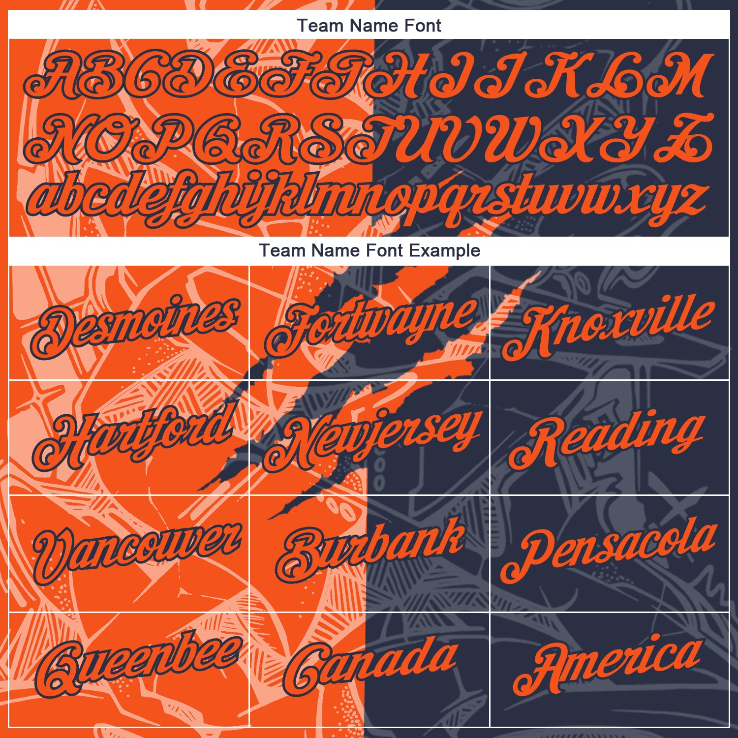 Custom Graffiti Pattern Orange-Navy Scratch 3D Performance T-Shirt