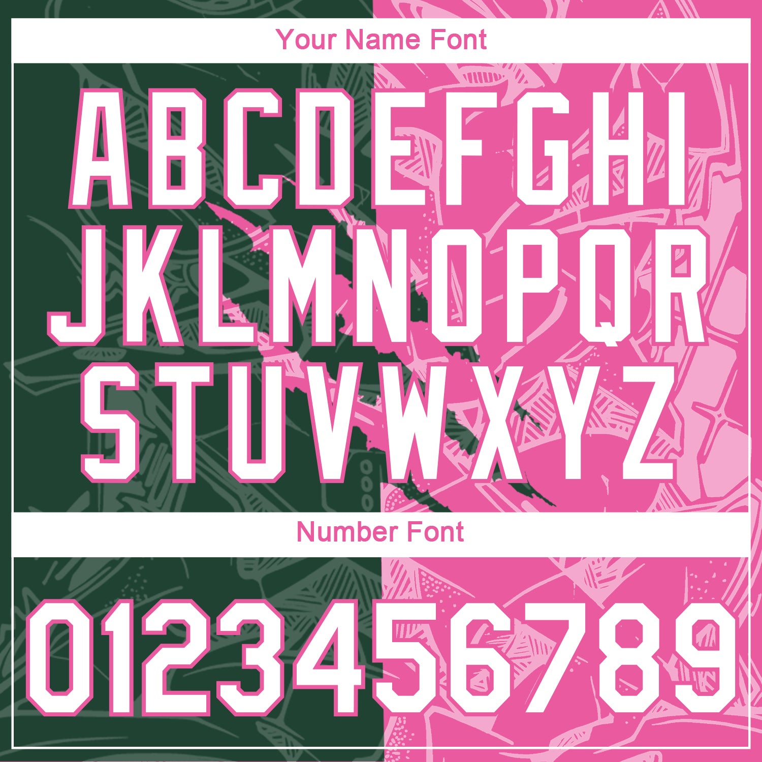 Custom Graffiti Pattern White Green-Pink Scratch 3D Performance T-Shirt