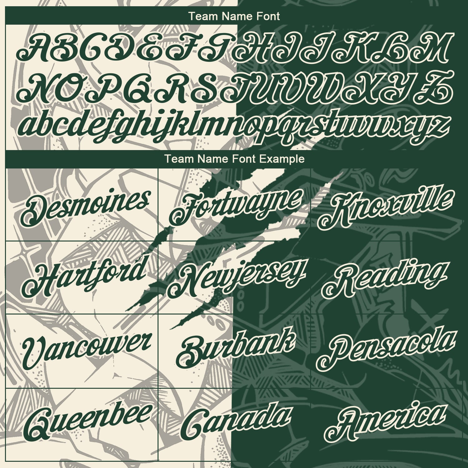 Custom Graffiti Pattern Green-Cream Scratch 3D Performance T-Shirt