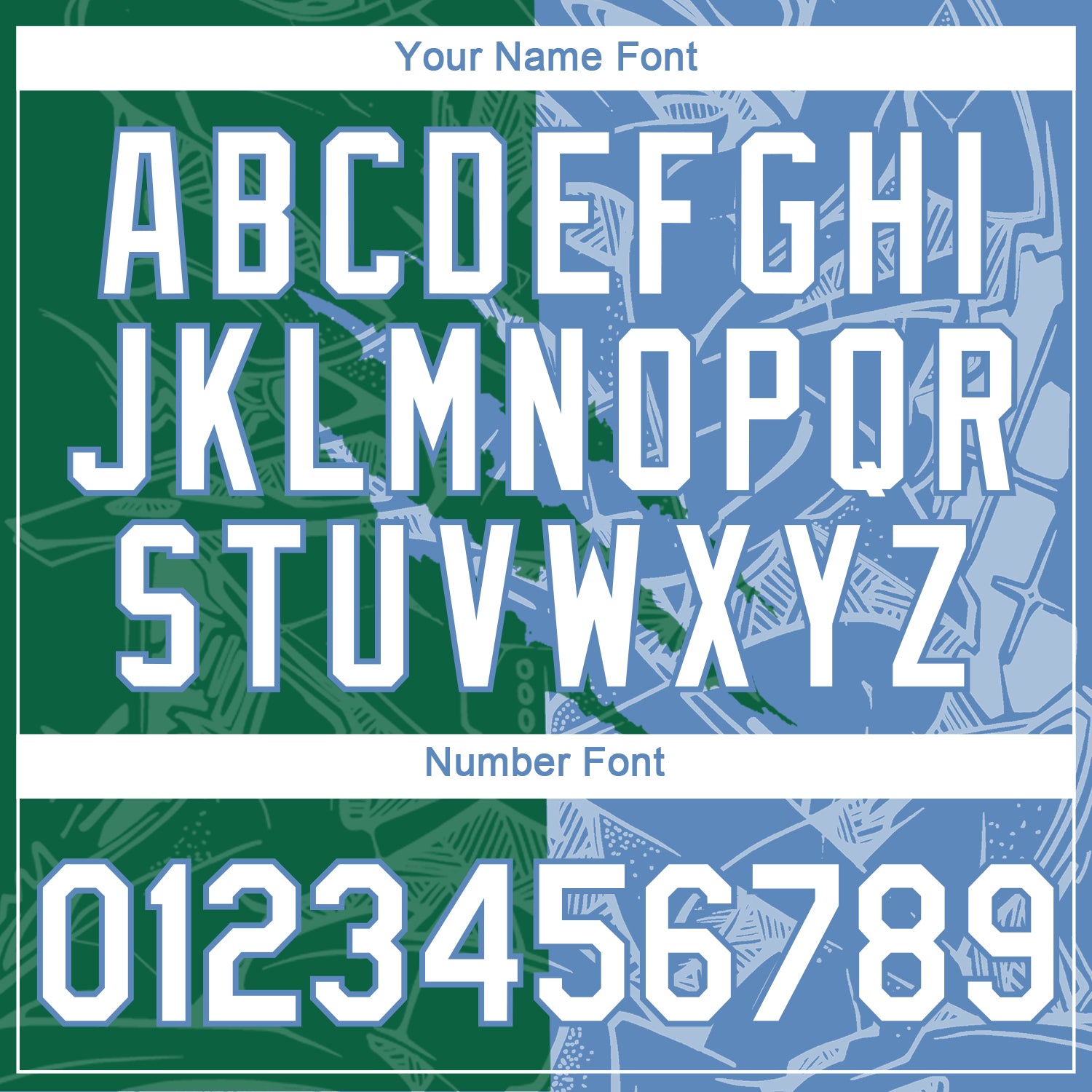 Custom Graffiti Pattern White Kelly Green-Light Blue Scratch 3D Performance T-Shirt