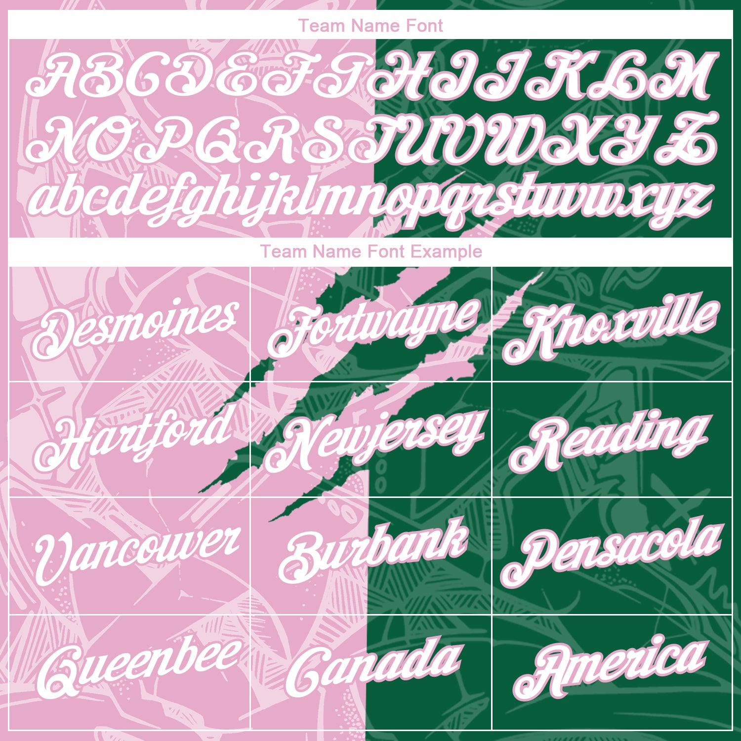 Custom Graffiti Pattern White Kelly Green-Light Pink Scratch 3D Performance T-Shirt