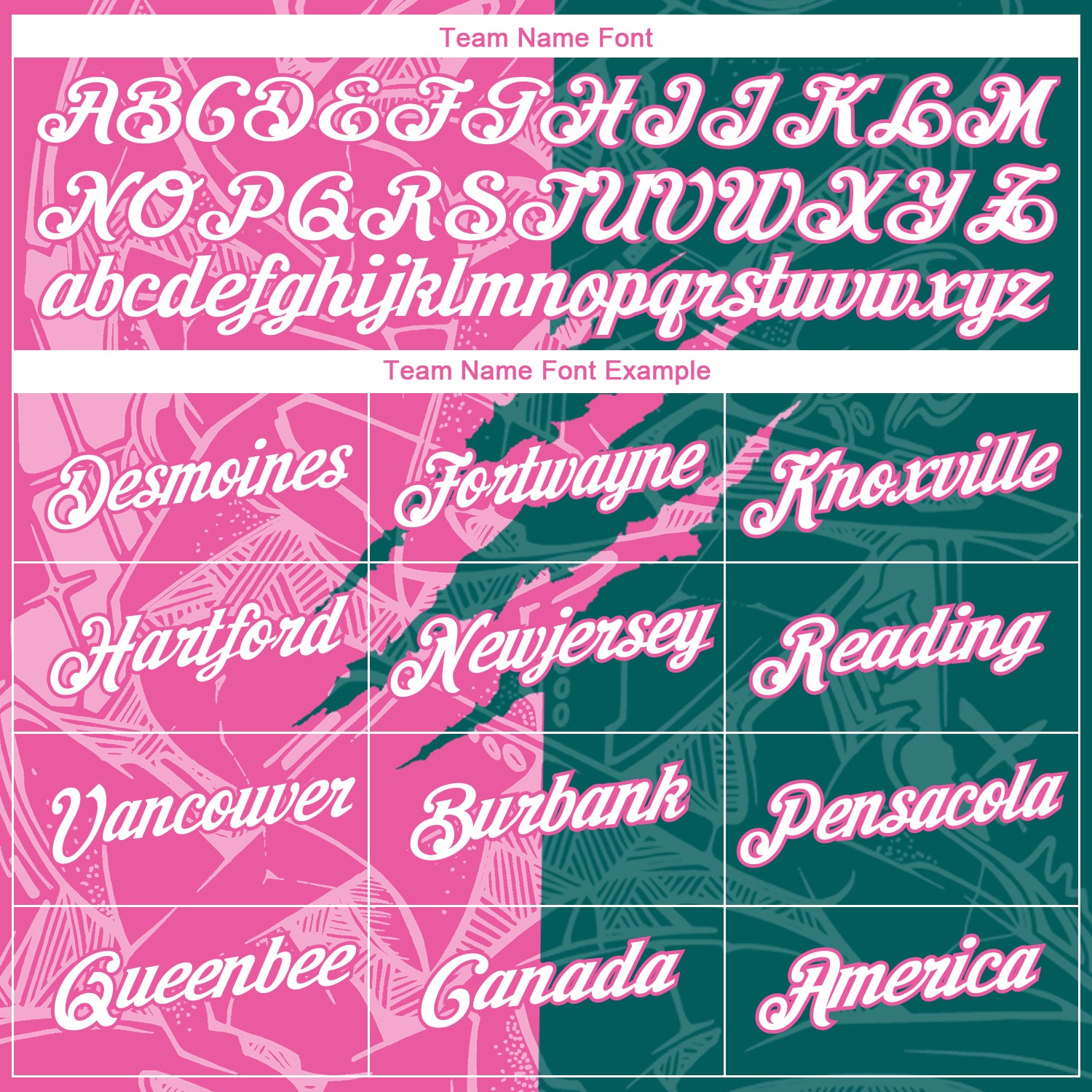 Custom Graffiti Pattern White Teal-Pink Scratch 3D Performance T-Shirt