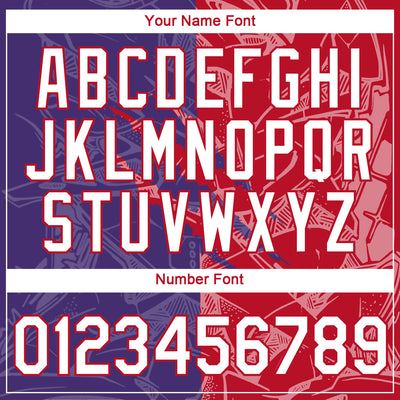 Custom Graffiti Pattern White Purple-Red Scratch 3D Performance T-Shirt