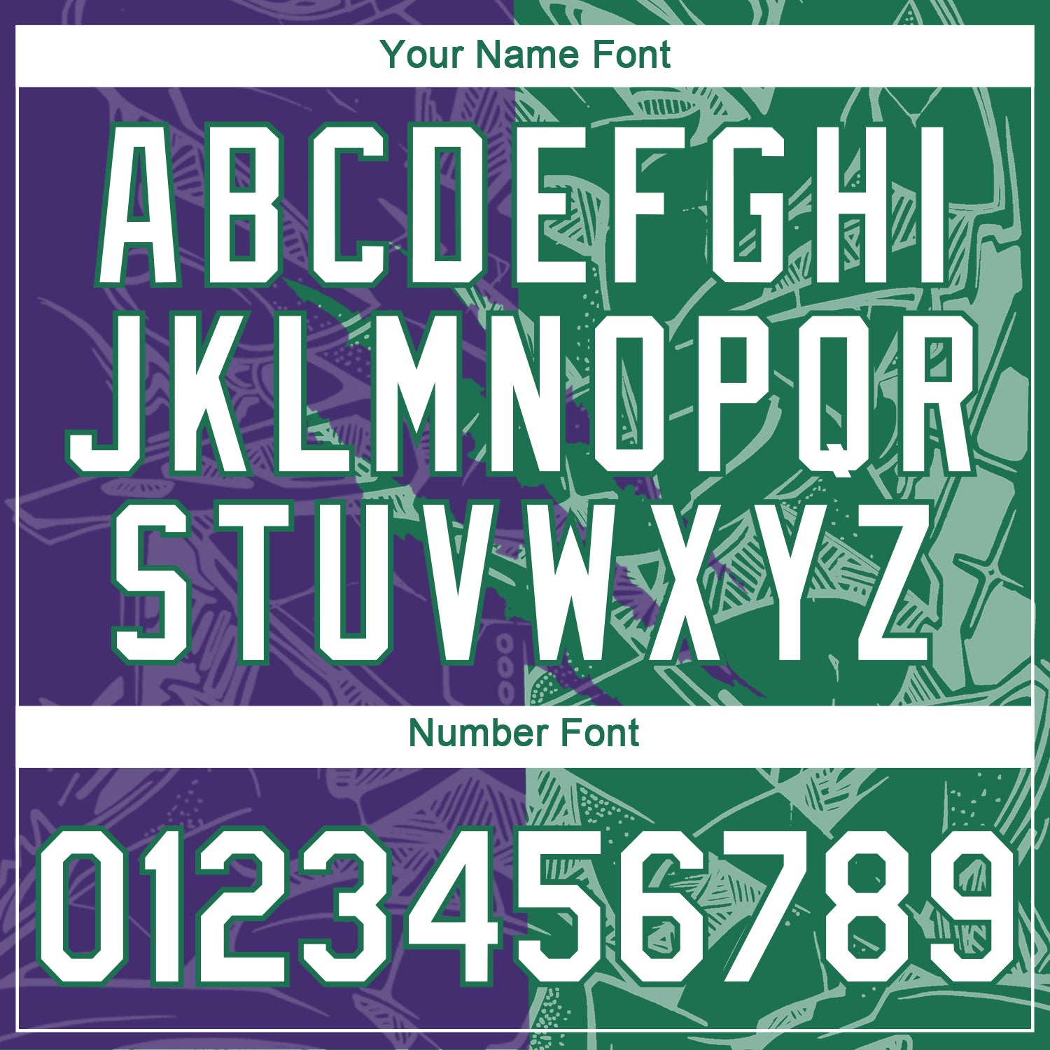 Custom Graffiti Pattern White Purple-Kelly Green Scratch 3D Performance T-Shirt