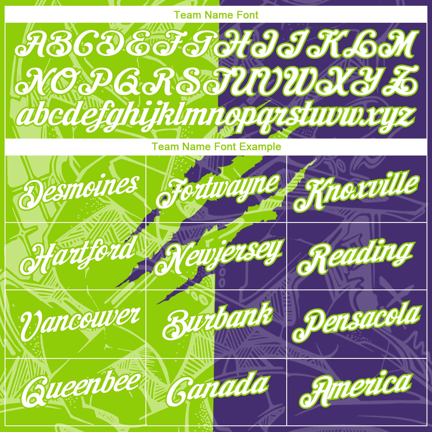 Custom Graffiti Pattern White Purple-Neon Green Scratch 3D Performance T-Shirt