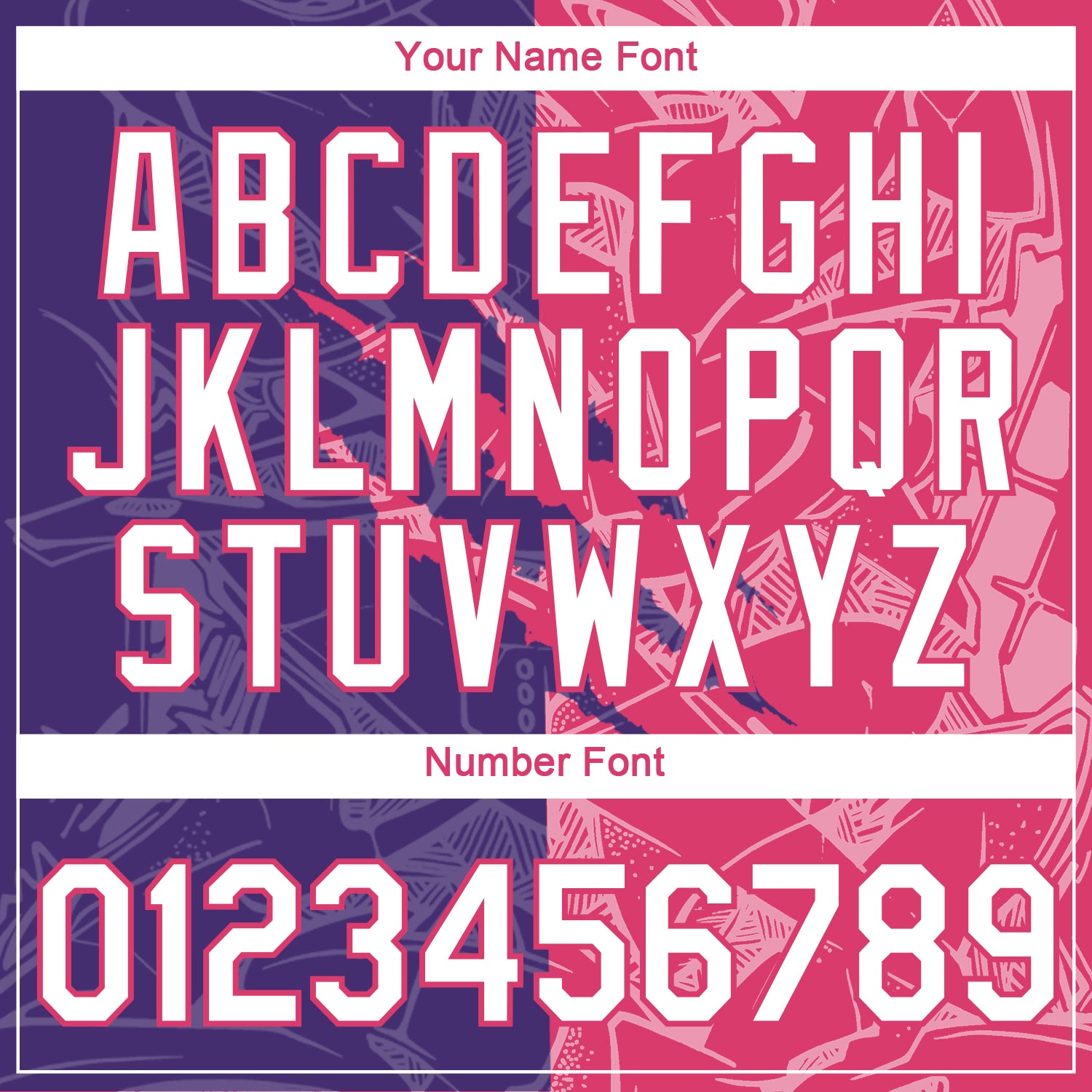 Custom Graffiti Pattern White Purple-Neon Pink Scratch 3D Performance T-Shirt