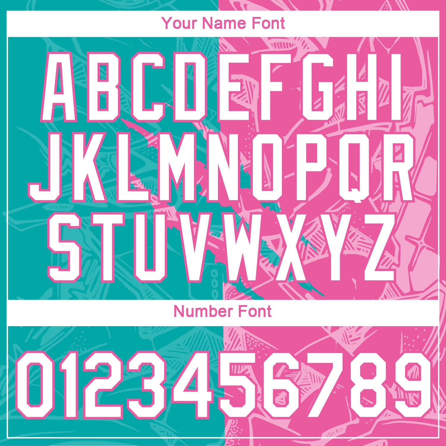 Custom Graffiti Pattern White Aqua-Pink Scratch 3D Performance T-Shirt