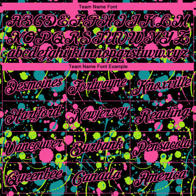 Custom Stitched Graffiti Pattern Black-Pink 3D Splash Grunge Art Sports Pullover Sweatshirt Hoodie