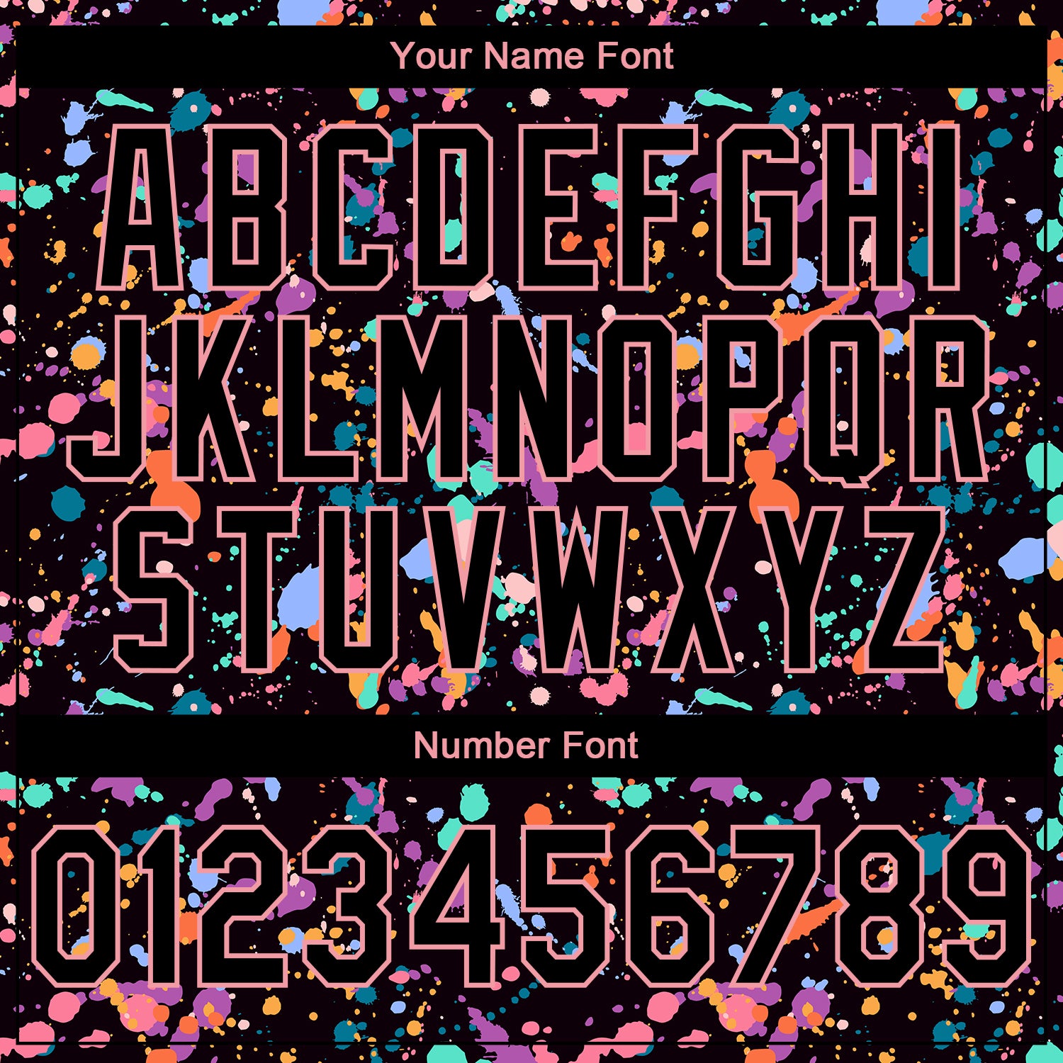 Custom Stitched Graffiti Pattern Black-Medium Pink 3D Splash Grunge Art Sports Pullover Sweatshirt Hoodie