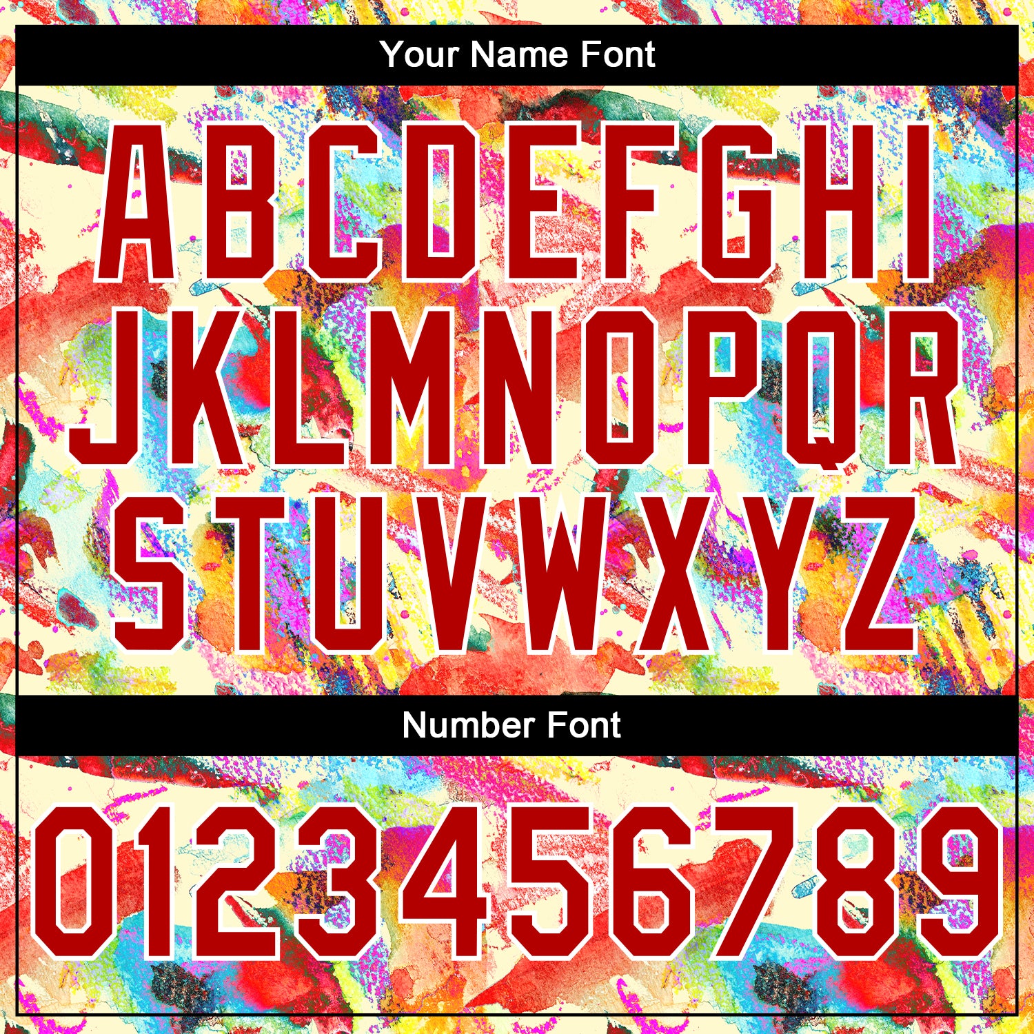 Custom Stitched Graffiti Pattern Red-White 3D Watercolor Grunge Art Sports Pullover Sweatshirt Hoodie