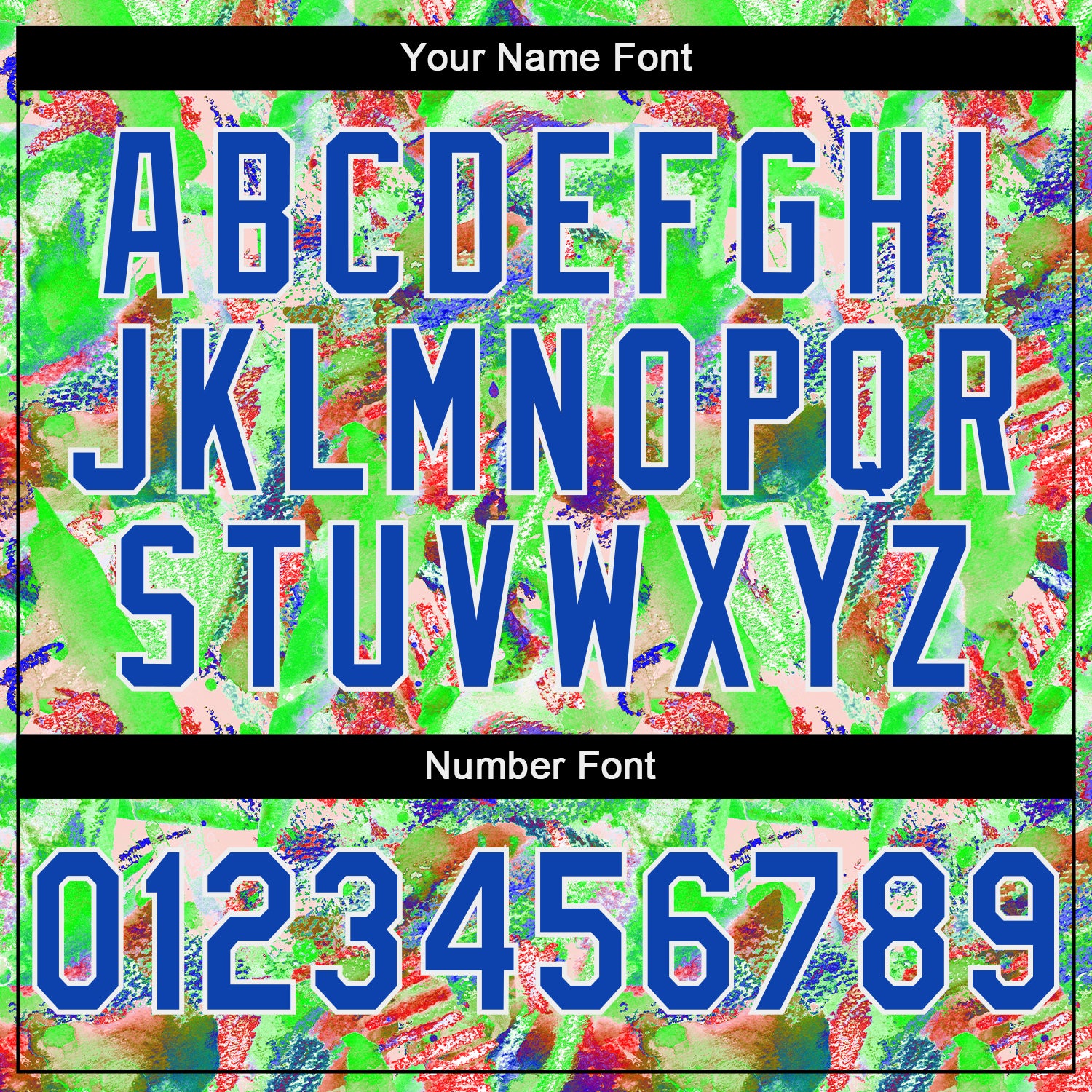 Custom Stitched Graffiti Pattern Thunder Blue-White 3D Watercolor Grunge Art Sports Pullover Sweatshirt Hoodie