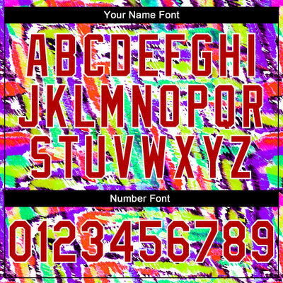 Custom Stitched Graffiti Pattern Red-White 3D Watercolor Grunge Art Sports Pullover Sweatshirt Hoodie