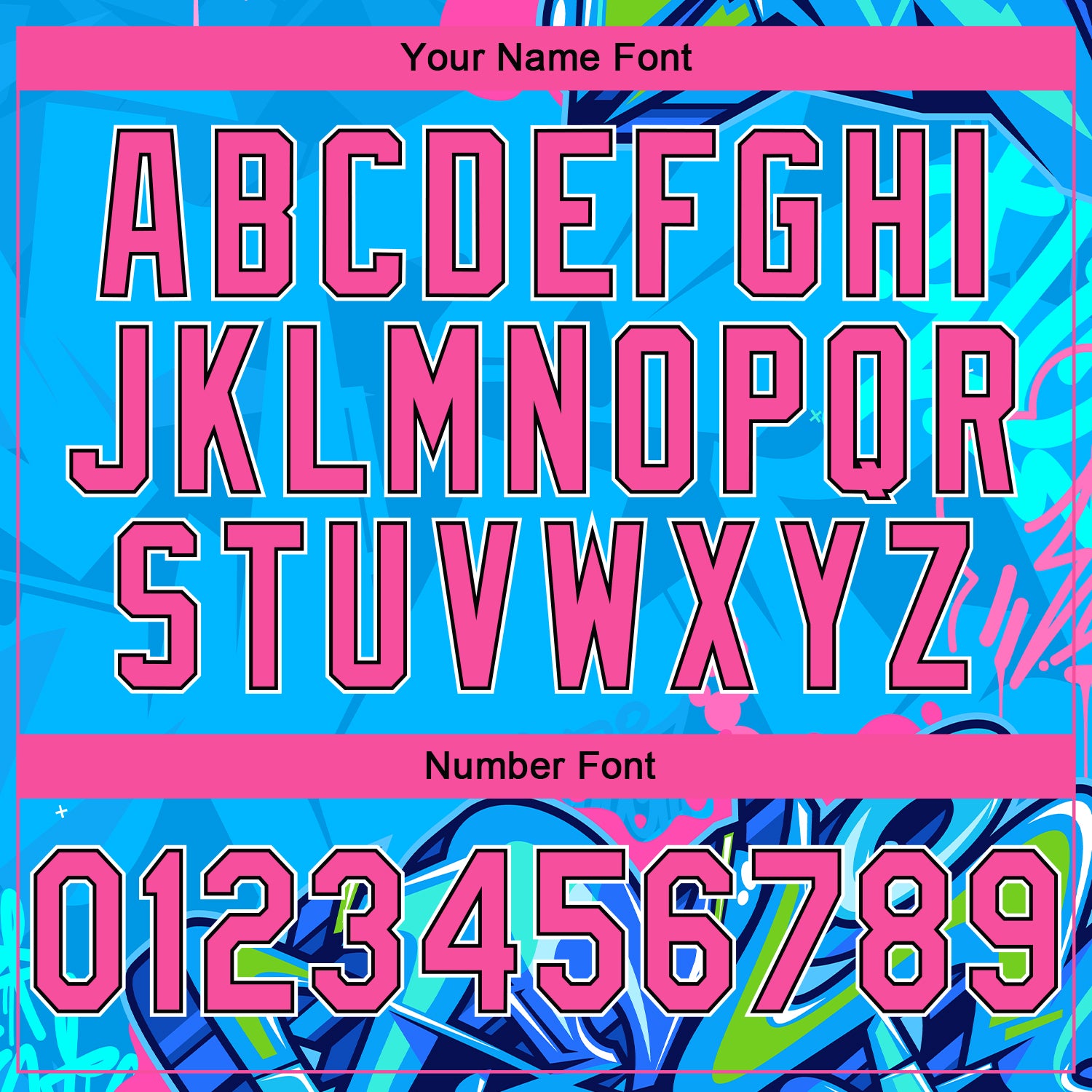 Custom Stitched Graffiti Pattern Pink Black-White 3D Hiphop Abstract Urban Street Art Sports Pullover Sweatshirt Hoodie