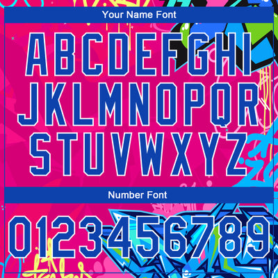 Custom Stitched Graffiti Pattern Thunder Blue-White 3D Hiphop Abstract Urban Street Art Sports Pullover Sweatshirt Hoodie