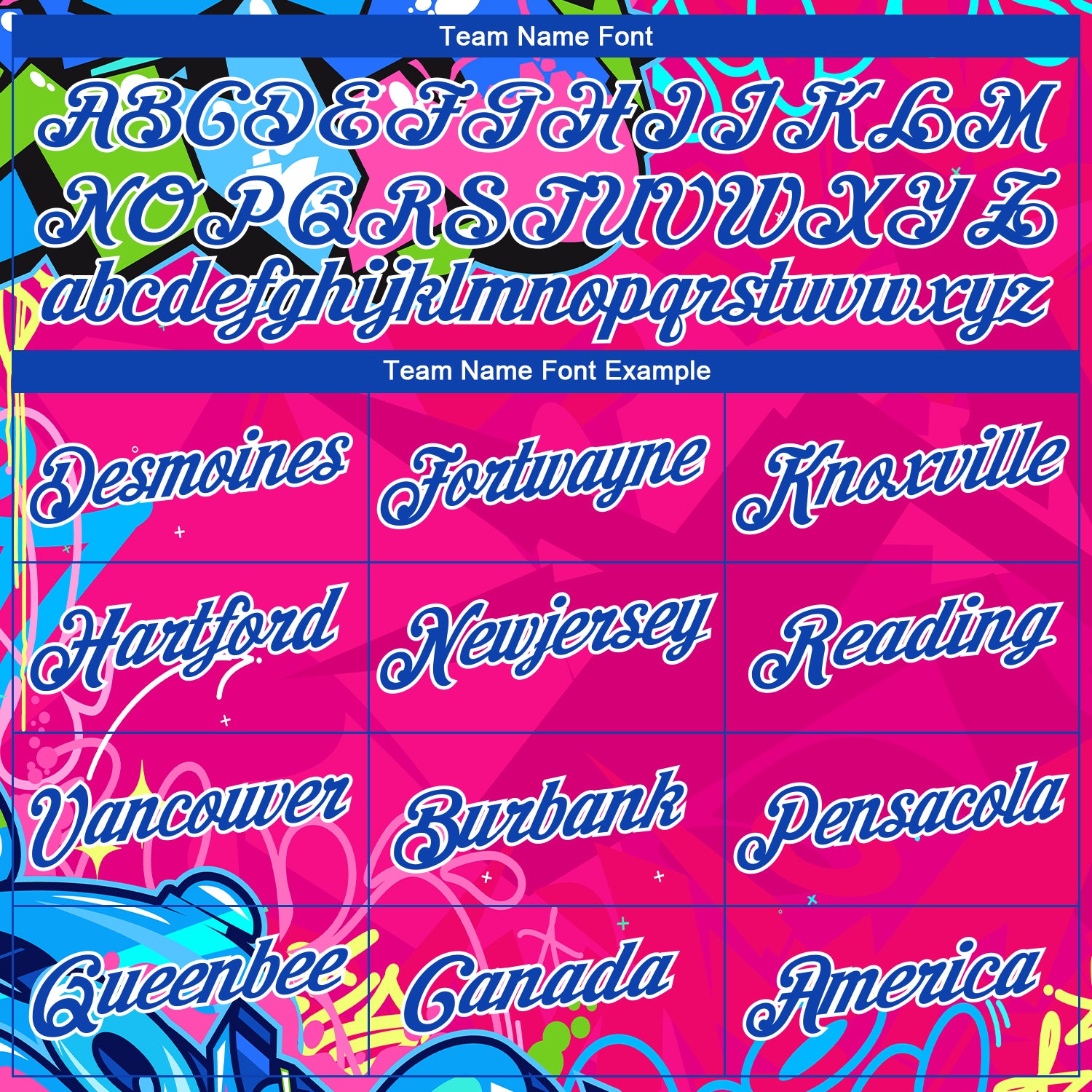 Custom Stitched Graffiti Pattern Thunder Blue-White 3D Hiphop Abstract Urban Street Art Sports Pullover Sweatshirt Hoodie