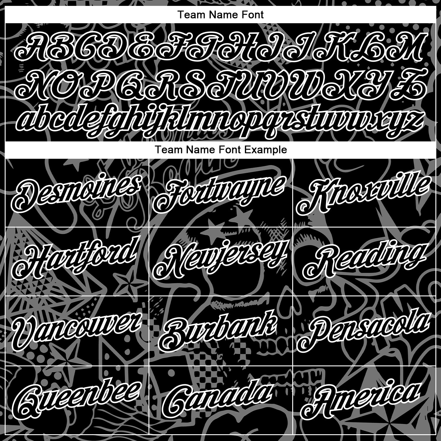 Custom Stitched Graffiti Pattern Black-White 3D Skull Fashion Sports Pullover Sweatshirt Hoodie