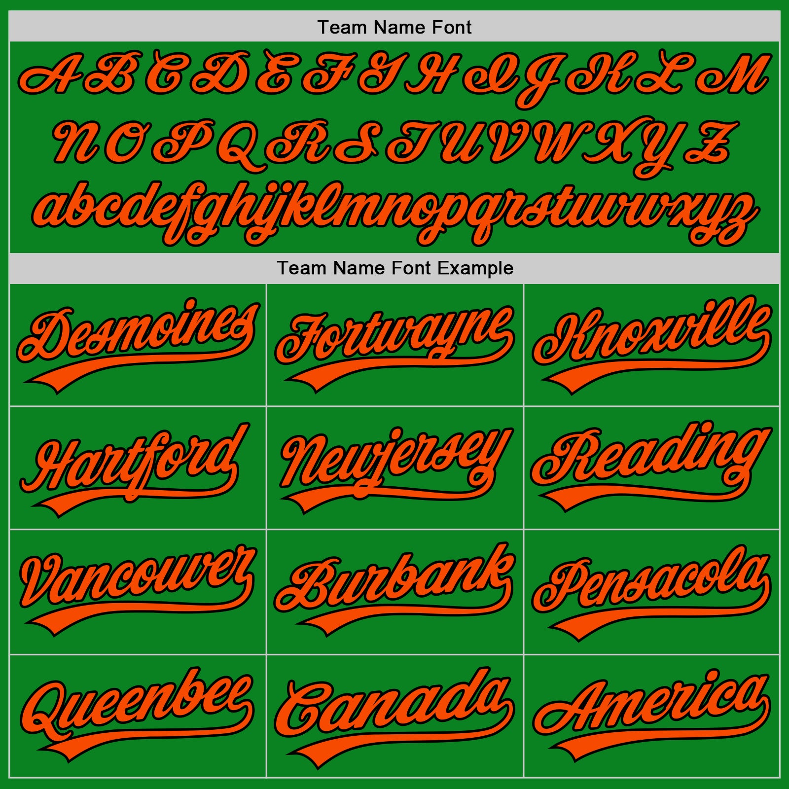 Custom Grass Green Orange-Black Authentic Baseball Jersey