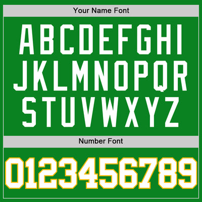 Custom Grass Green White-Gold Authentic Basketball Jersey