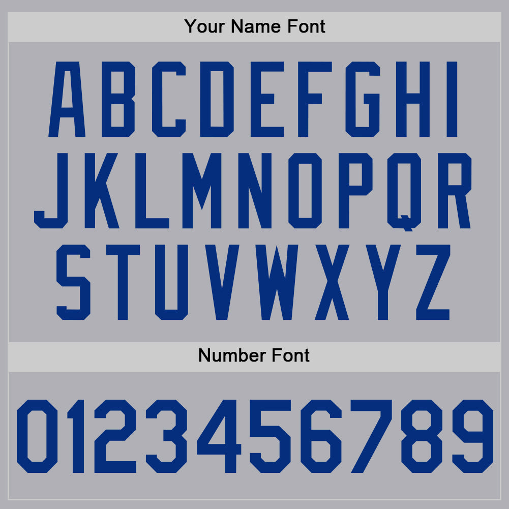 Custom Gray Royal-Red Mesh Authentic Throwback Baseball Jersey