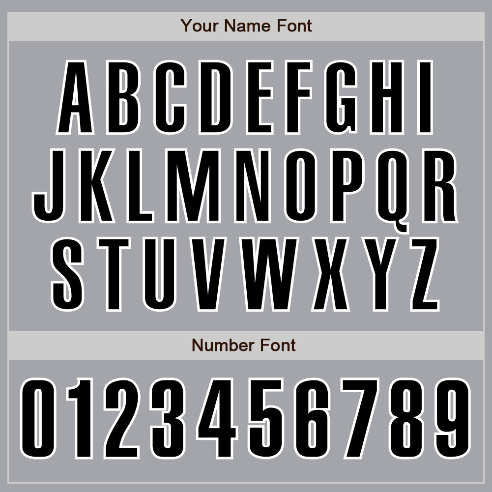 Custom Gray Black-White Authentic Baseball Jersey