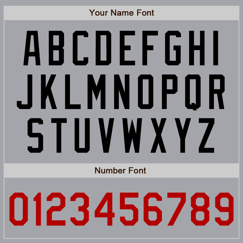 Custom Gray Black Pinstripe Red-White Authentic Baseball Jersey