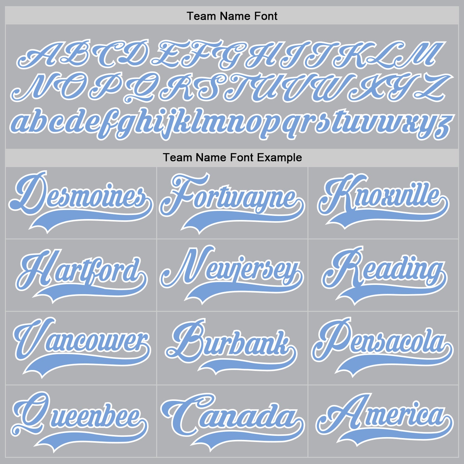 Custom Gray Light Blue-White Hockey Jersey