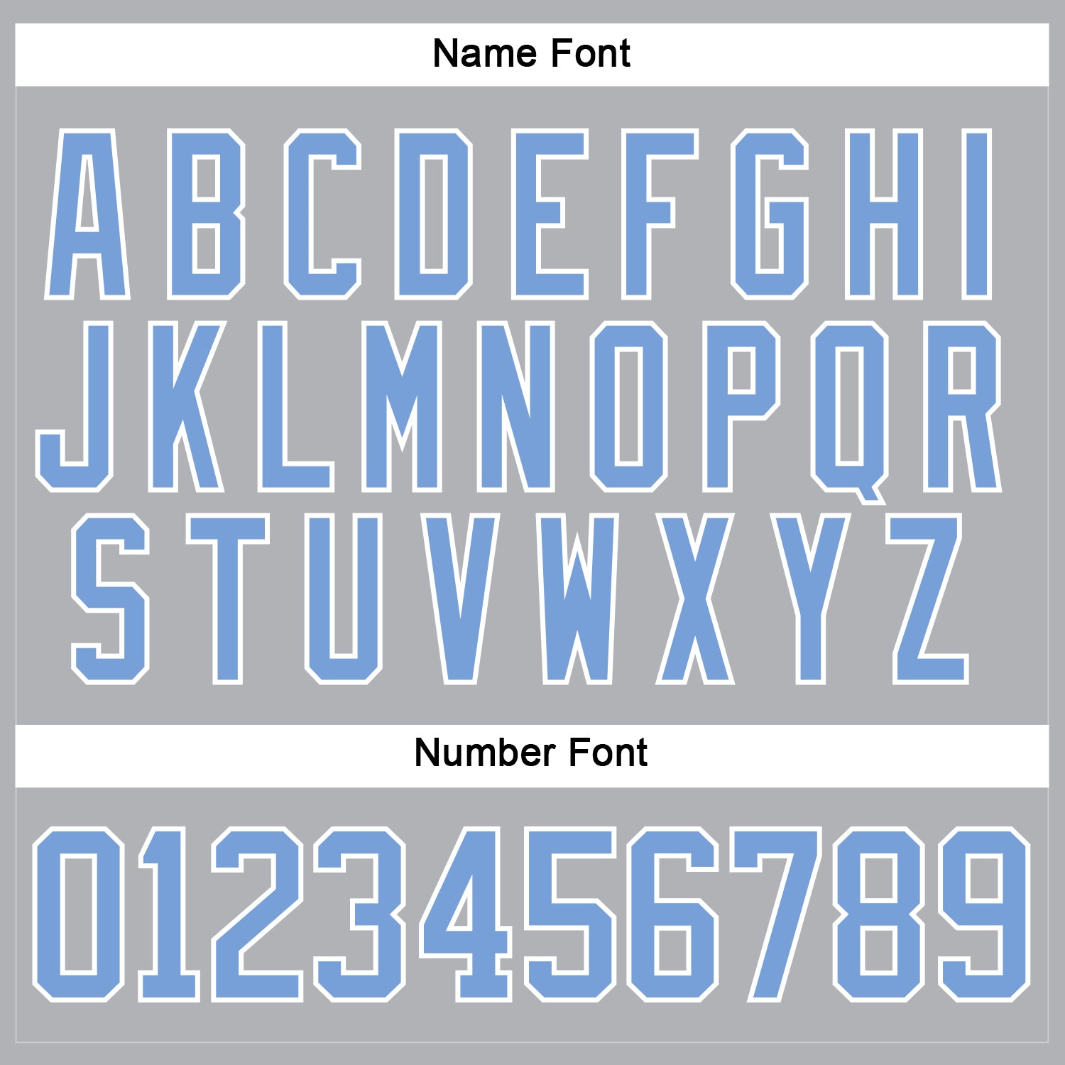 Custom Gray Light Blue-White Hockey Jersey