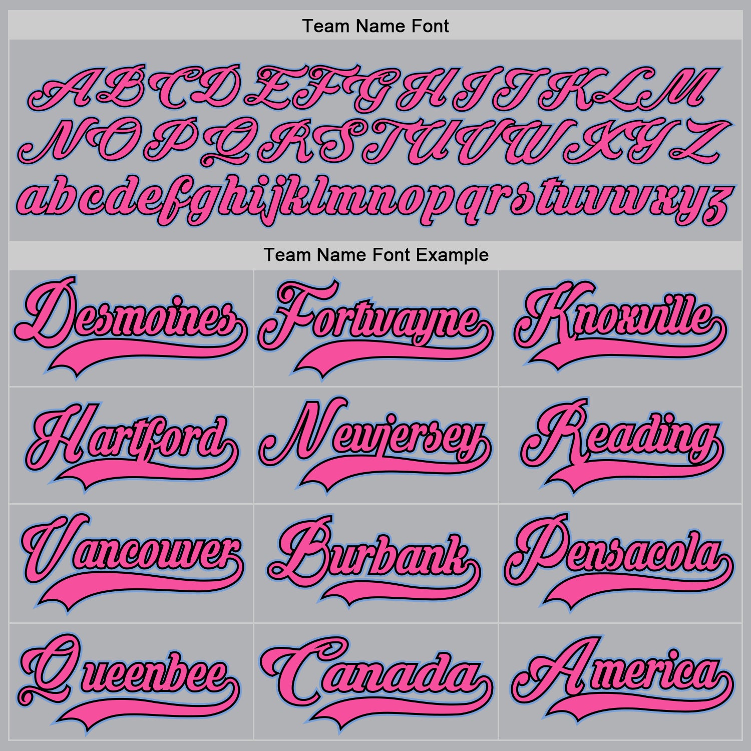 Custom Gray Light Blue Black-Pink Hockey Jersey