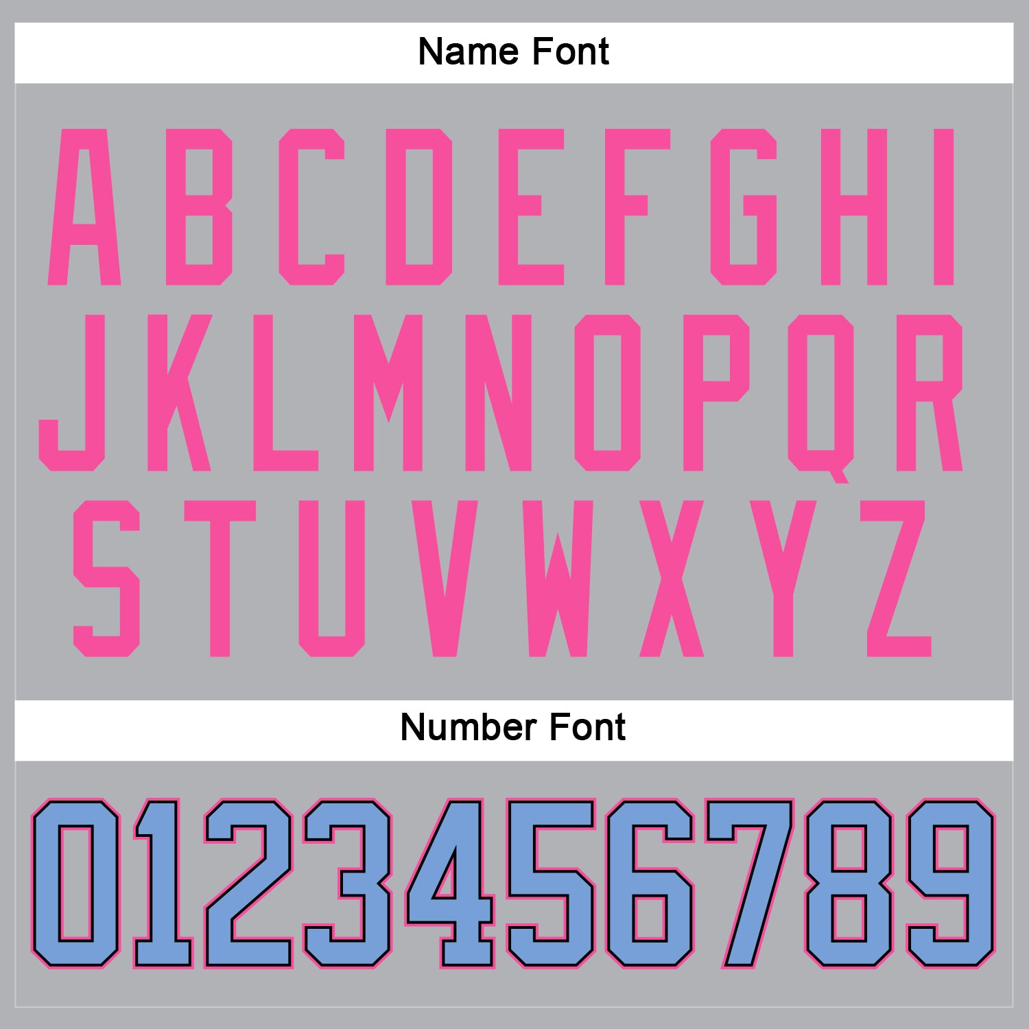 Custom Gray Light Blue Black-Pink Hockey Jersey