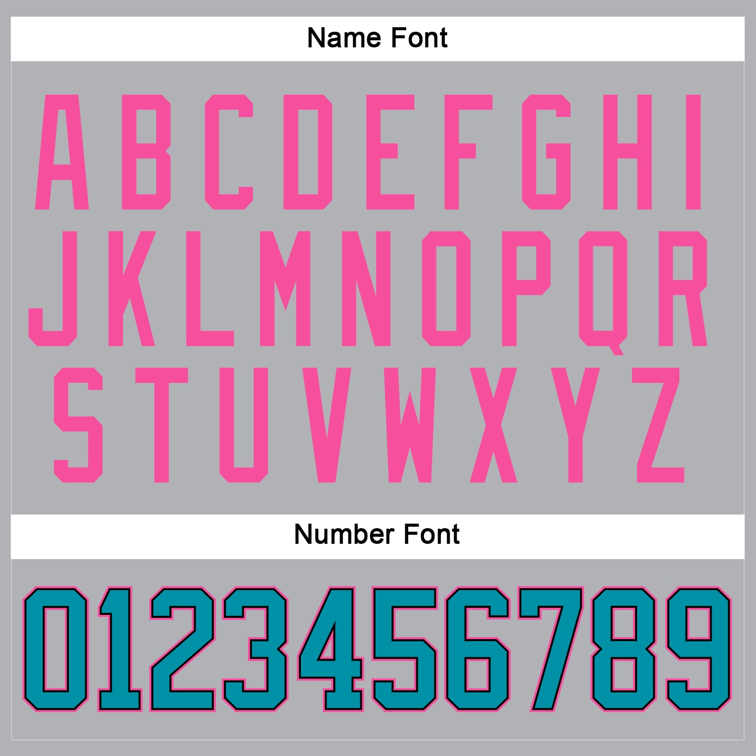 Custom Gray Teal Black-Pink Hockey Jersey