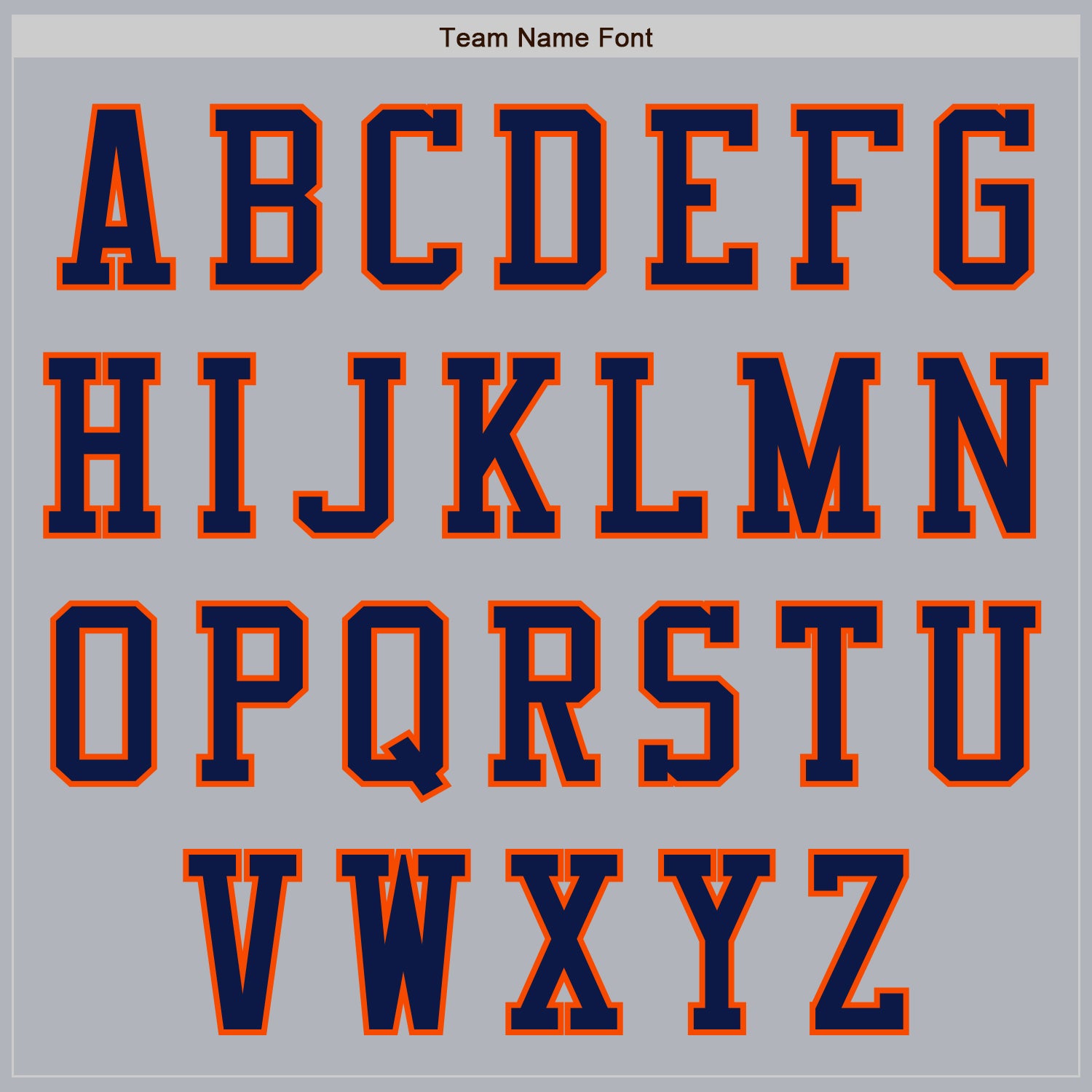Custom Gray Navy-Orange Authentic Baseball Jersey
