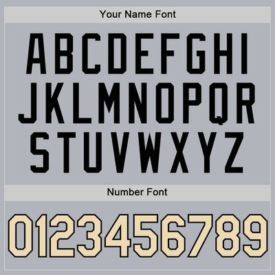 Custom Gray Cream-Black Authentic Throwback Basketball Jersey