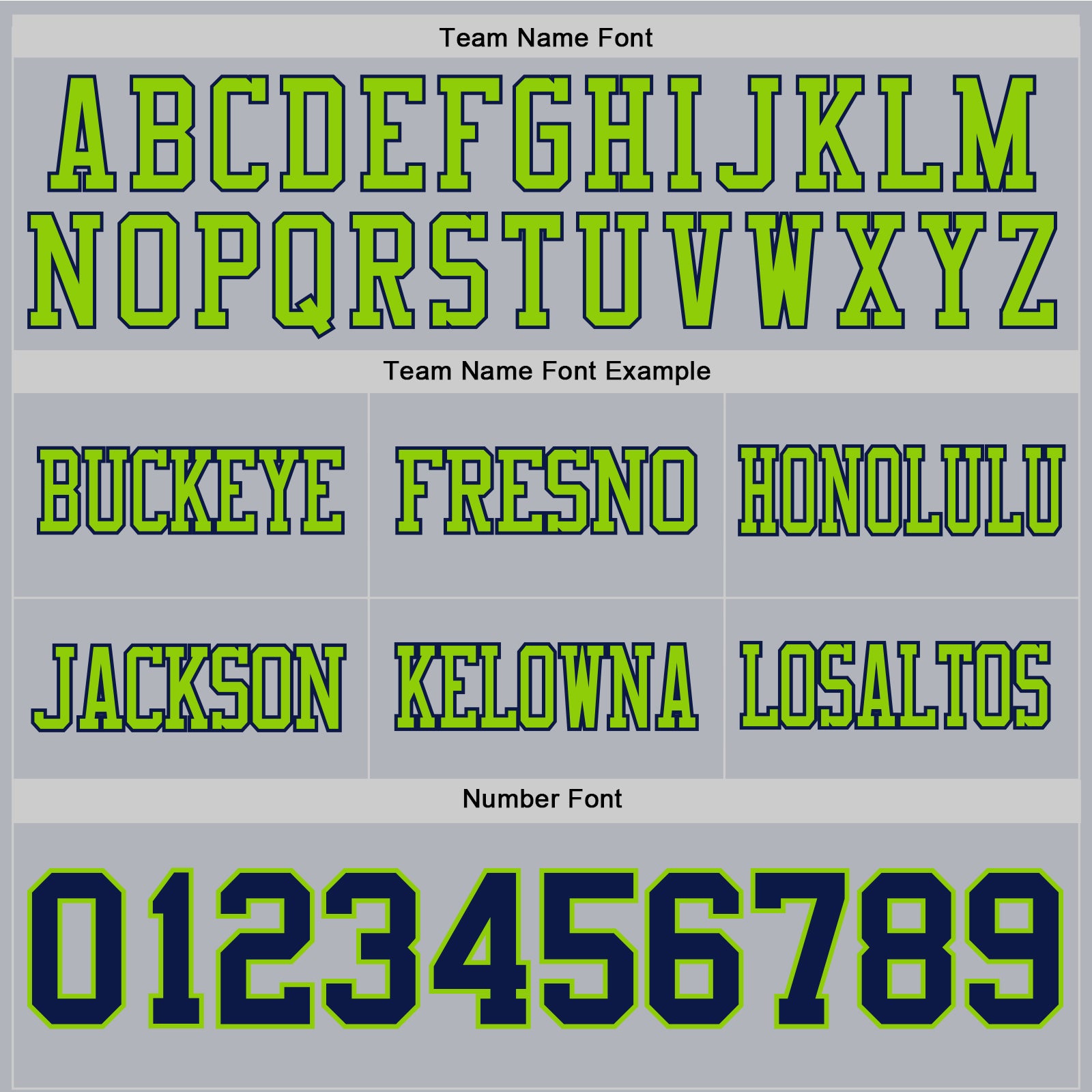 Custom Gray Navy-Neon Green Authentic Football Jersey