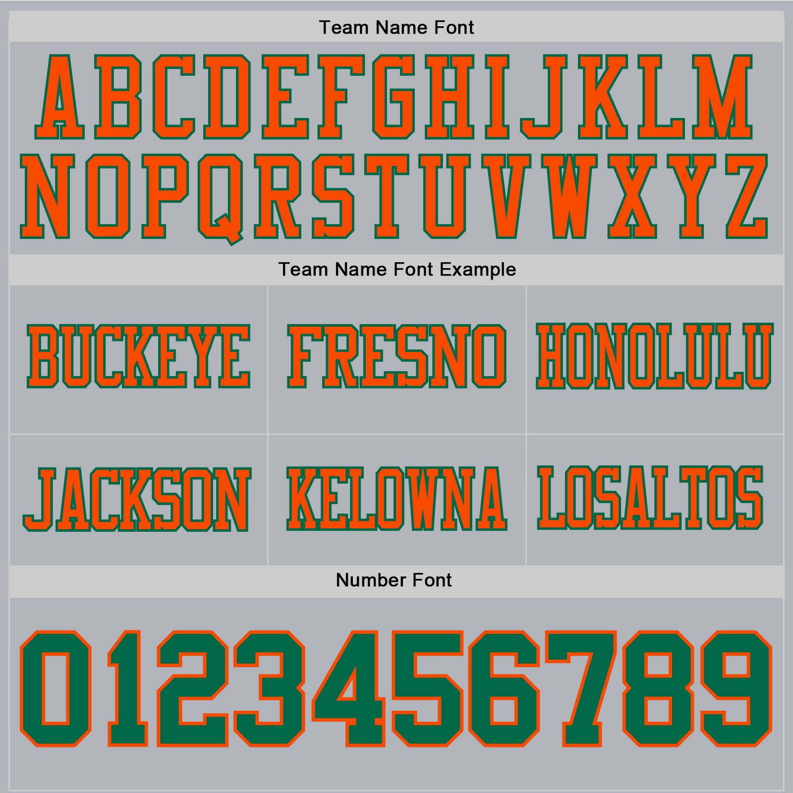 Custom Gray Kelly Green-Orange Authentic Football Jersey