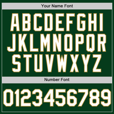 Custom Green White-Old Gold Mesh Authentic Throwback Baseball Jersey